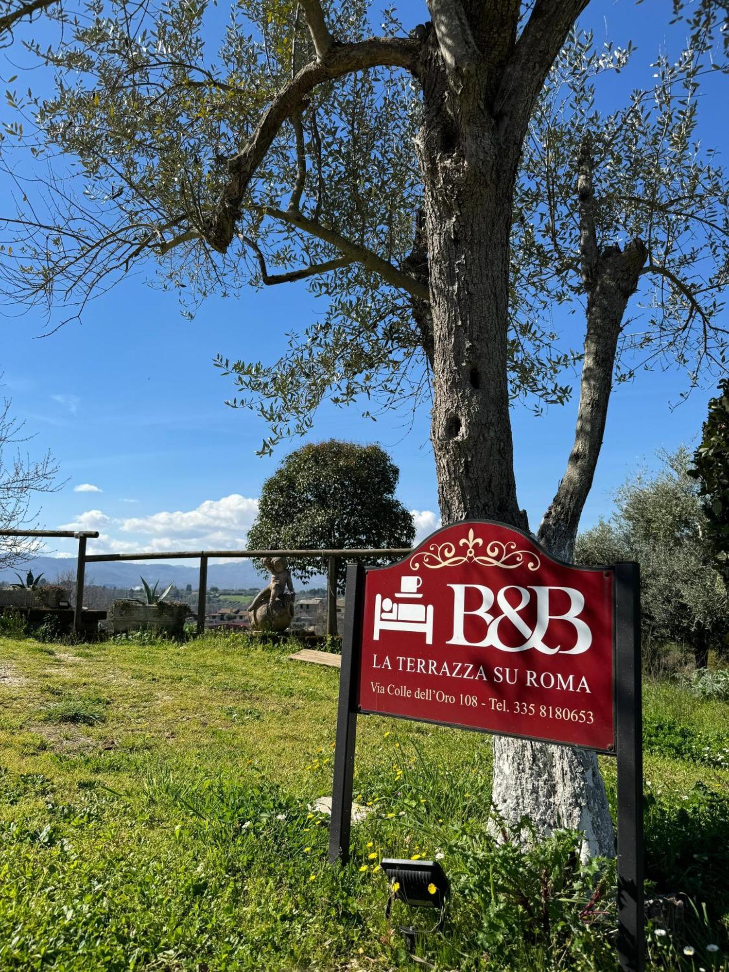 Bed and Breakfast La Terrazza Su Roma Zagarolo Екстер'єр фото
